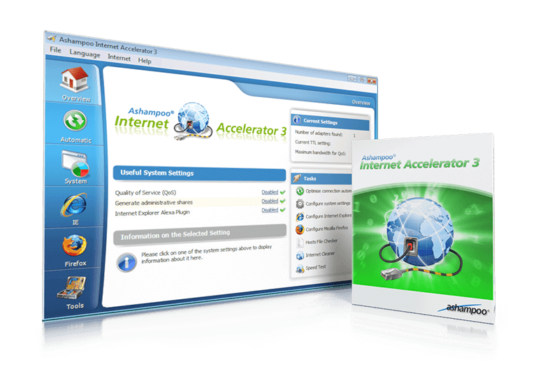 Ashampoo® Internet Accelerator 3