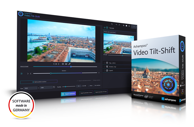 Ashampoo® Video Tilt-Shift