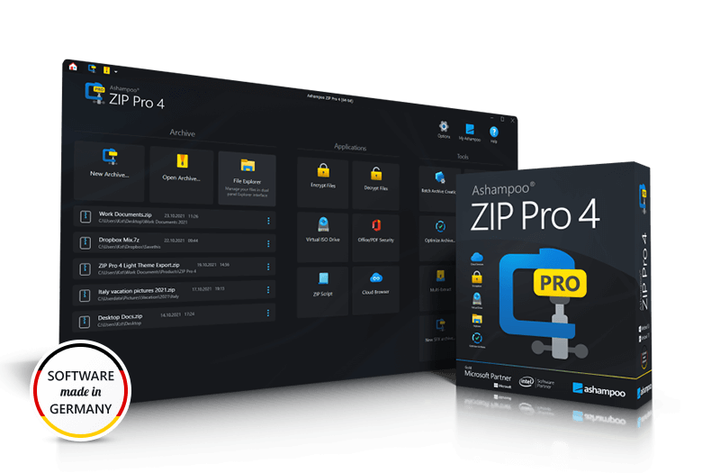 Ashampoo® ZIP Pro 4